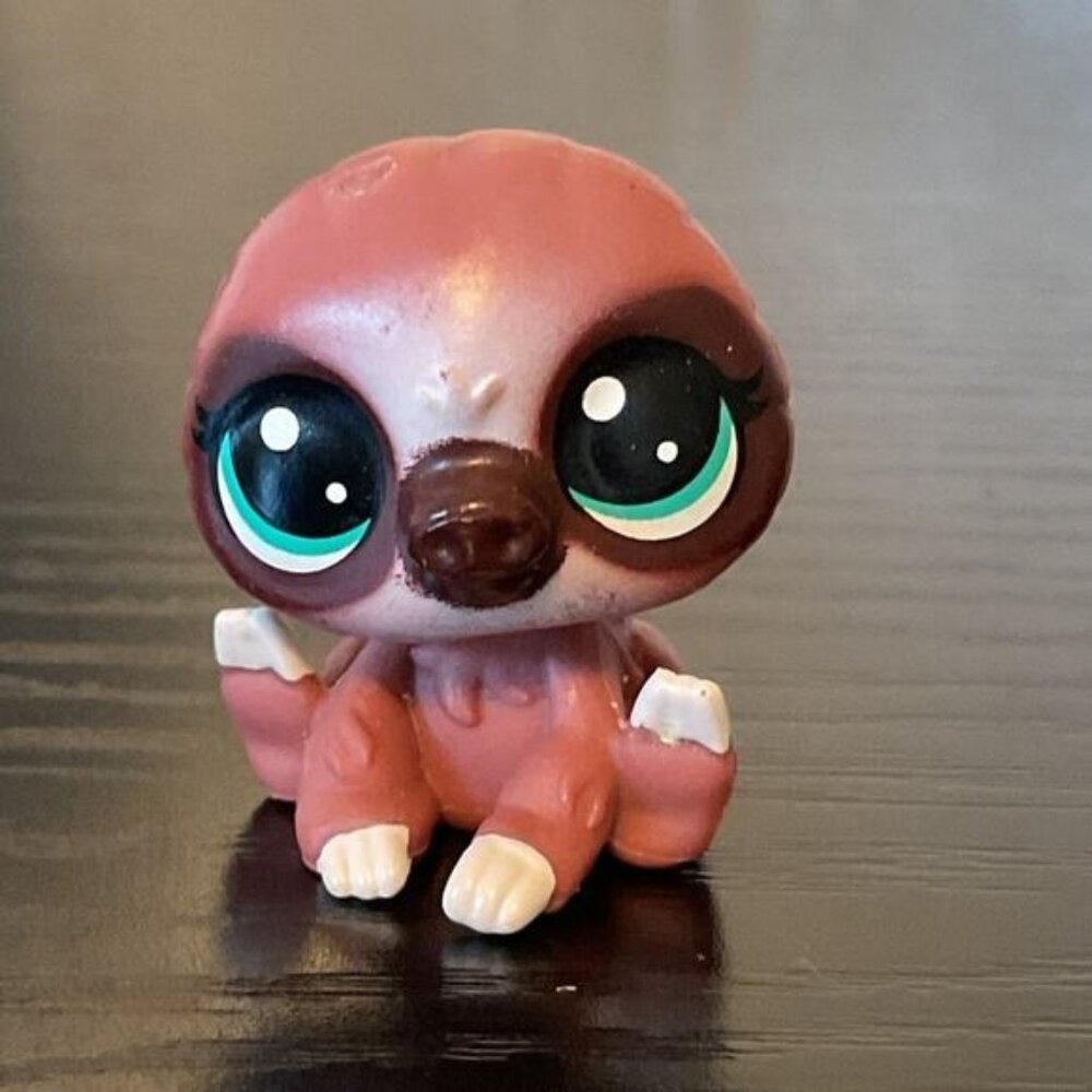Littlest Pet Shop LPS #2-107 Sid Sloth